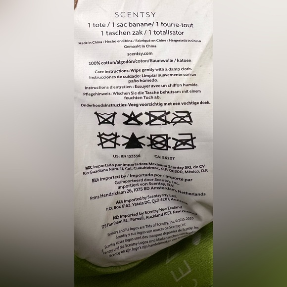 SCENTSY Convertible CANVAS Backpack TOTE Consultant - Picture 13 of 16